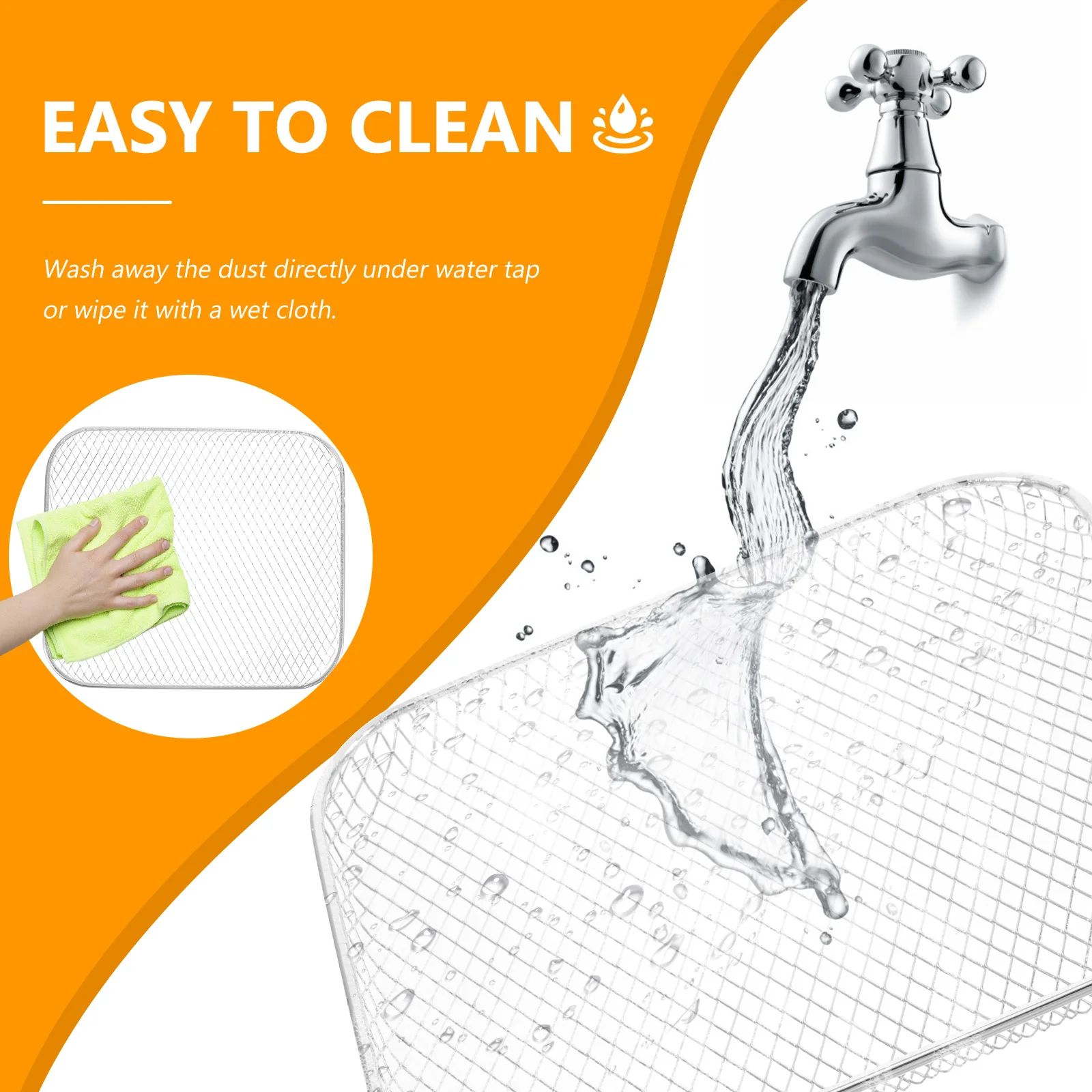 

Portable Stainless Steel Barbecue Net Multi-Function Bbq Grill Mesh for Camping Supplies Easy to Use and Clean