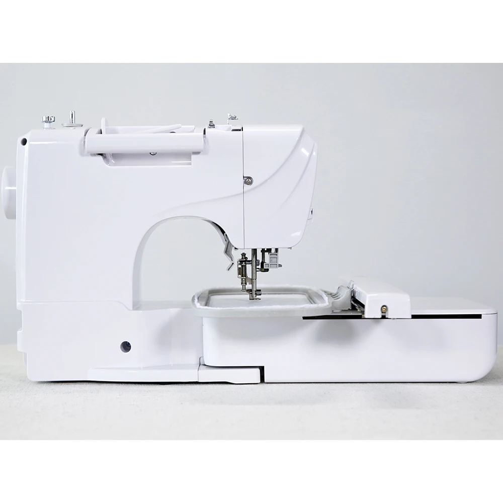 

2-in-1 Flat Bed Embroidery and Sewing Machine – Computerized for DIY, Quilting and Custom Apparel at Home
