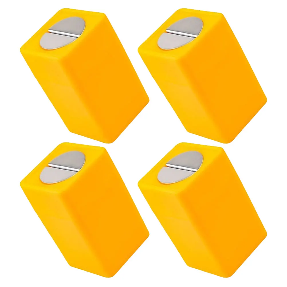 

4Pcs Safety Razor Blade Disposal Container Metal Storage Case for Used Razor Blades Recycling Bin Safe Storage Travel