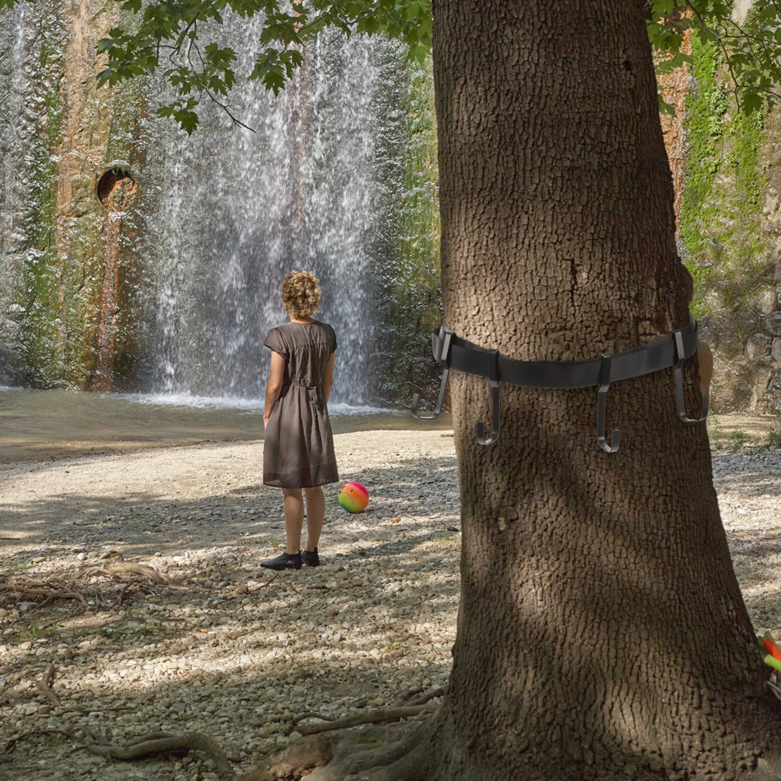 

Tree Stand Hooks Metal Branch Holders Nylon Straps Durable Wear Resistant Outdoor Hunting Camping Accessories Tree Stand Multi