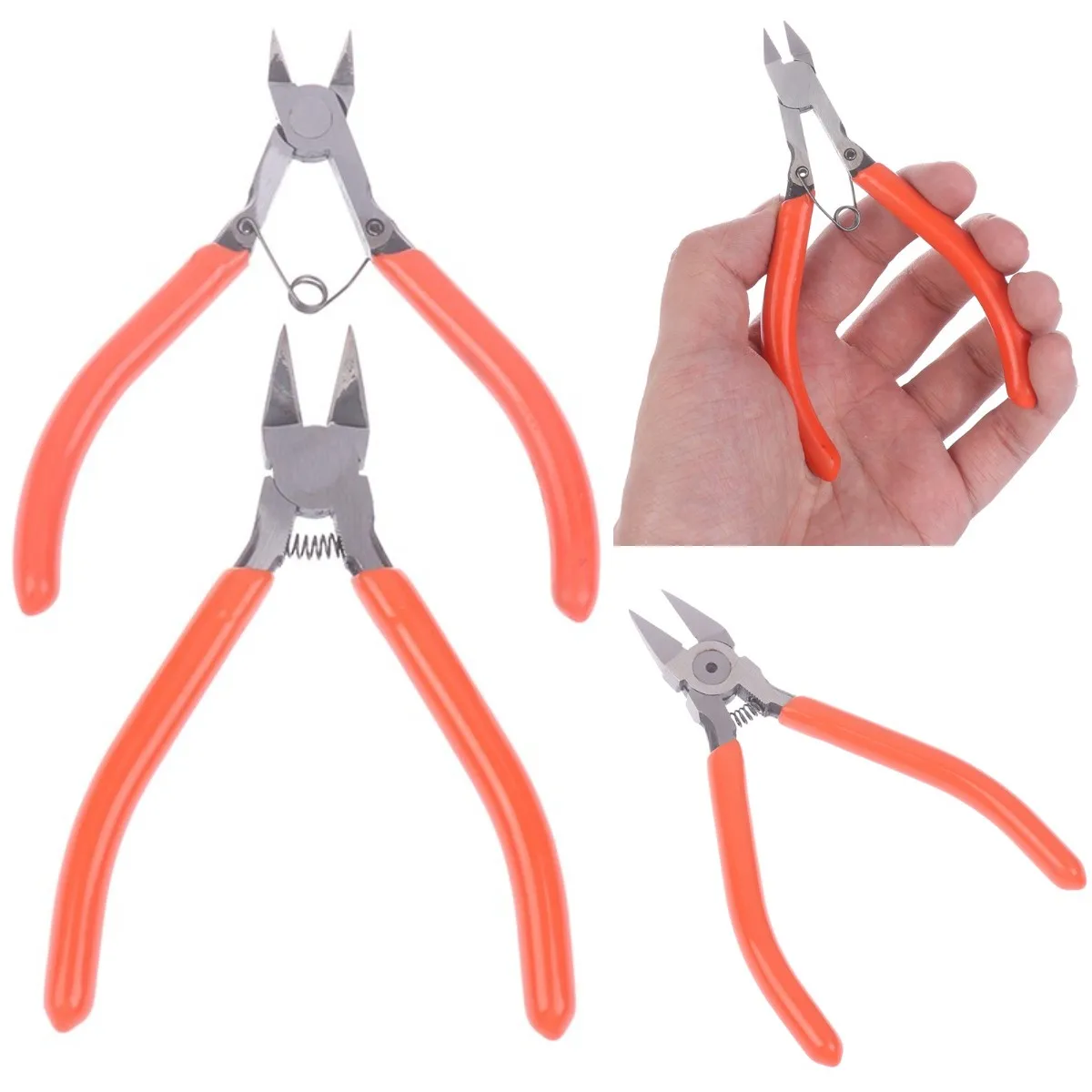 4/5Inch Pointed Basic Pliers Phone Motherboard/Shield Cover/Middle Frame/Wire Cutting Nipper Tool High Precision Diagonal Cutter