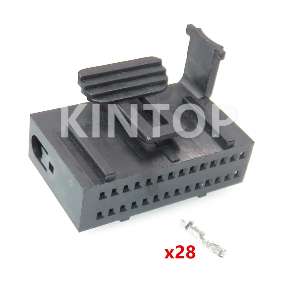 

1 Set 28 Pins AC Assembly Car Small Power Electrical Connector Automotive Low Current Wire Cable Unsealed Socket Auto Parts