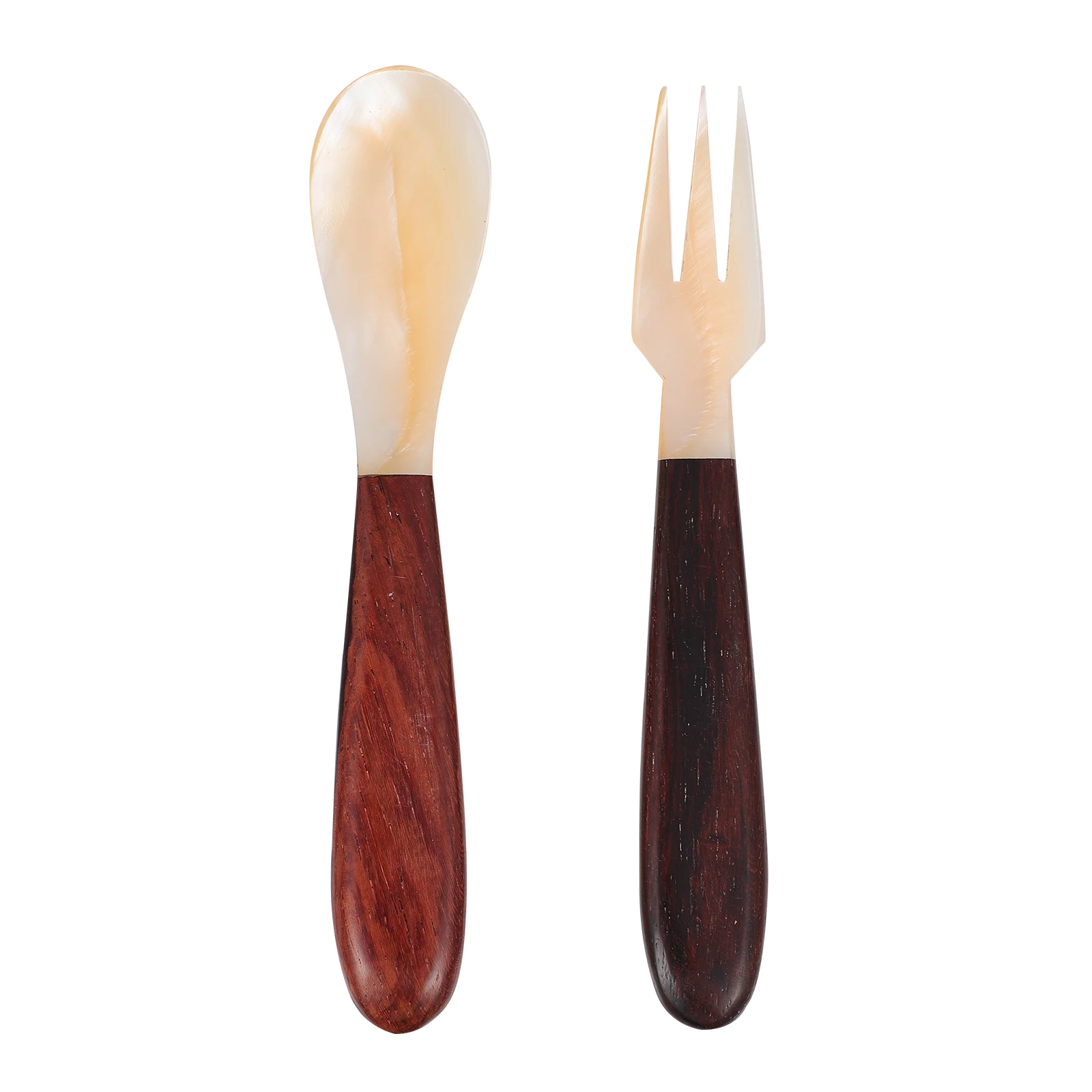 

Shell Tableware Set Lightweight Portable Spoon Fork Coffee Stirring Practical Dessert Kitchen Bar Utensils Dinnerware