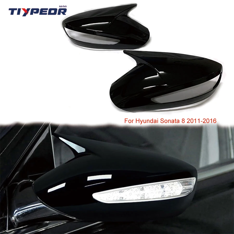 

Auto Body Side Mirror Cover With Light Gap For Hyundai Sonata 8 Gen 2011 - 2016 Car Rearview Door Mirror 2012 2013 2014 2015