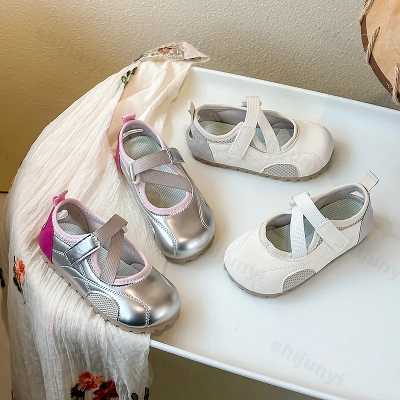 

Детская повседневная обувь, кроссовки для девочек, лето 2021, новые модные нескользящие дышащие удобные школьные спортивные сандалии на мягкой подошве