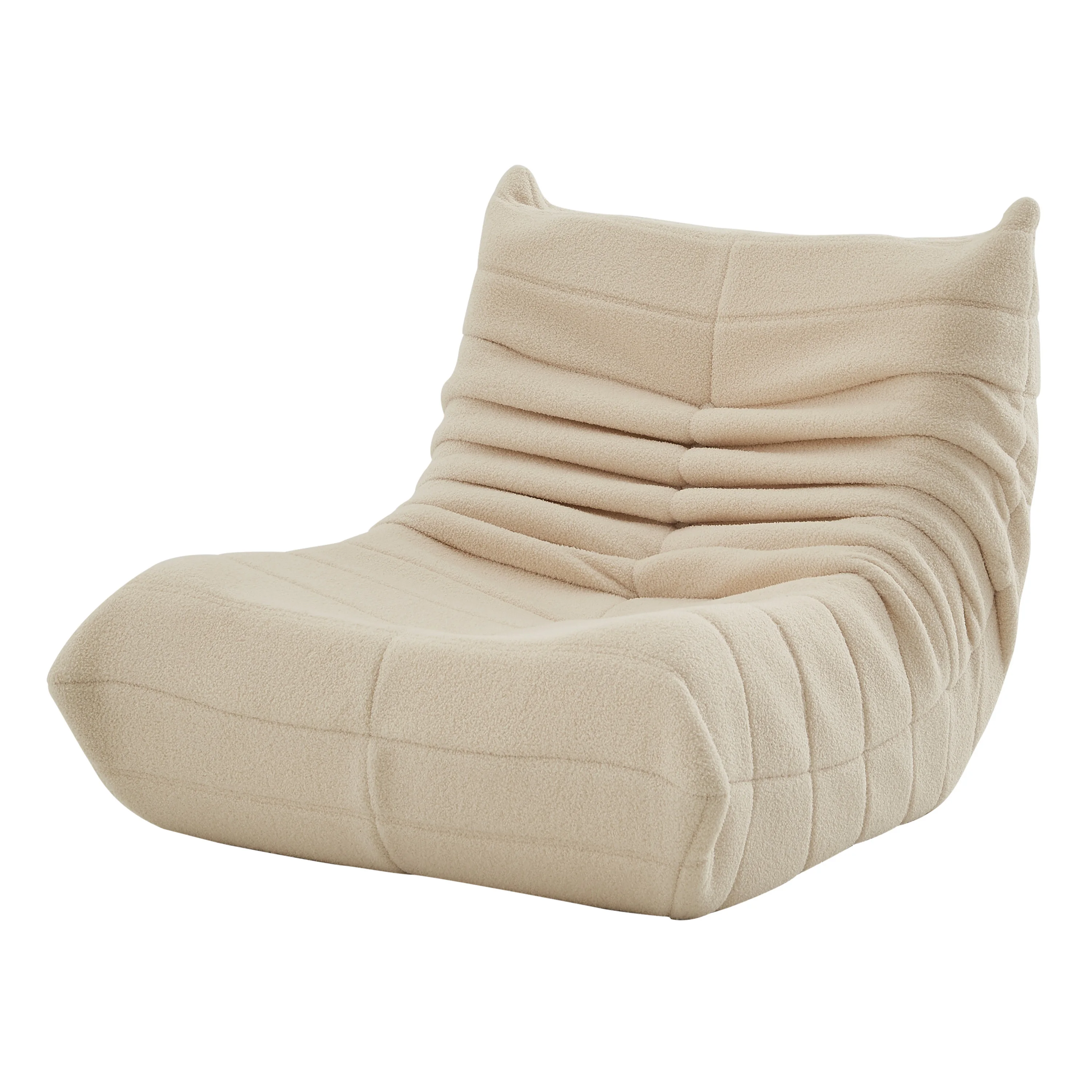 Creahappy Wohnzimmersessel, Lazy Boy Sofa, Meditationsstuhl, gepolsterter Liegestuhl für Schlafzimmer