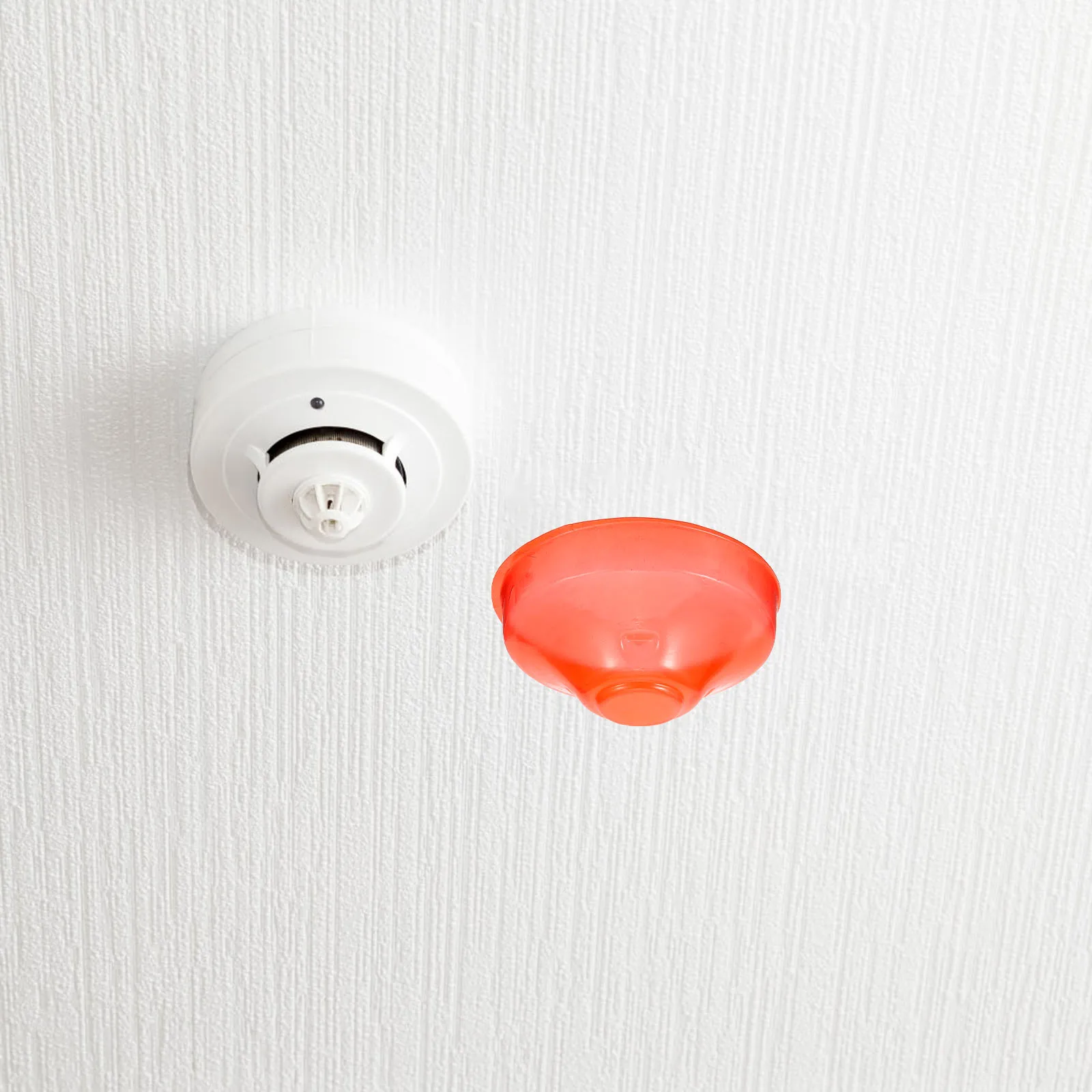 1 pz Tappo protettivo in plastica per polvere di fumo per cucinare Costruzione Piastra di copertura di protezione per allarme antincendio Sensore decorativo