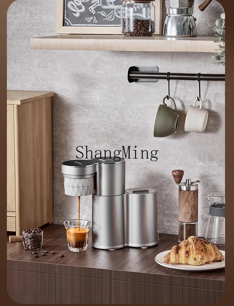 ZYY Caffettiera semiautomatica Piccola mini macchina per caffè espresso portatile per uso domestico