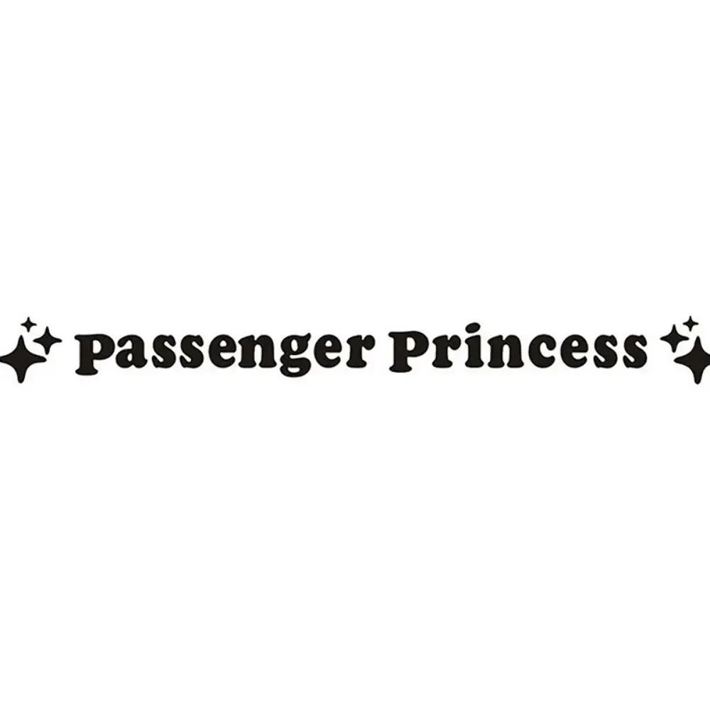 Passenger Princess Passenger Princess Car Stickers Self Adhesive Reflective Passenger Princess Sticker Waterproof Personality