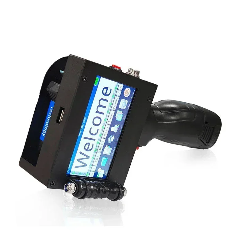 

Quick Drying 600dpi Handheld Inkjet Printer Gun Good Support multi colors Multilingual Portable Handheld Inkjet Printer