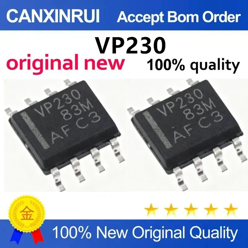 (5-100pieces)Brand new original SN65HVD230DR silk screen VP230 package SOP-8 CAN bus transceiver chip