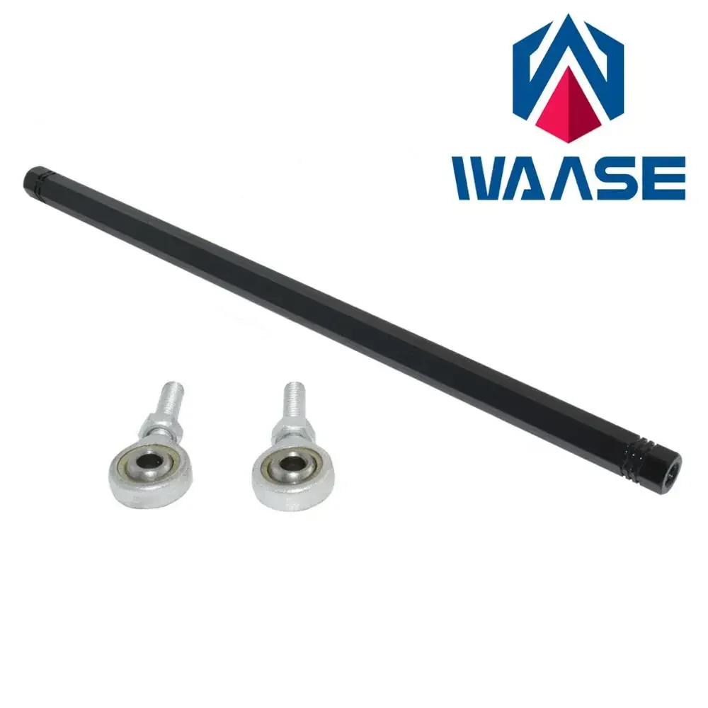 waase 240mm Motorcycle Universal Gear Shift Linkage Shifter Link Rod with Rod End Bearing For Racing Rearset Footrests