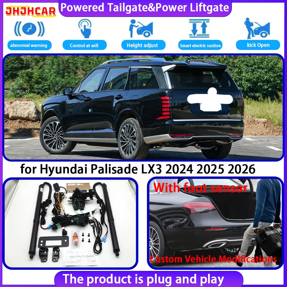 JHJHCAR for Hyundai Palisade LX3 2024 2025 2026 OEM Smart Automatic Electric Powered Tailgate Power Liftgate Tailgate System