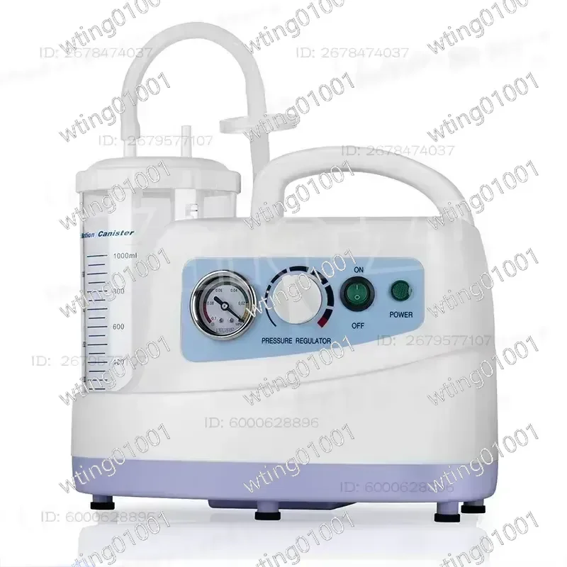 1000ml Portable Quiet Suction Unit Vacuum Phlegm Medical Emergency Aspirator Machine for Veterinary Suction Machine