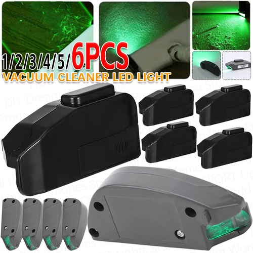 다이슨 진공 청소기 부품용 먼지 디스플레이 LED 램프, 숨겨진 먼지 청소, 애완 동물 털 인모 일루미네이터, 5-1 개