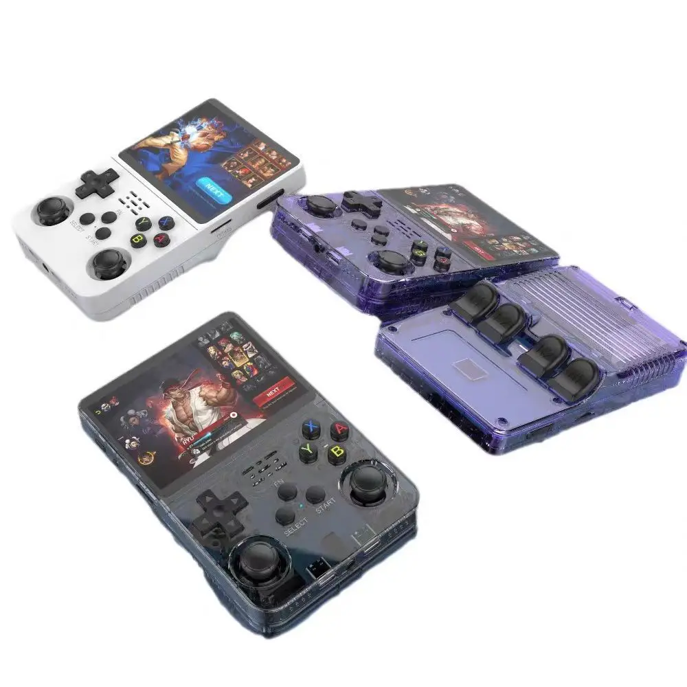 Game console, retro, nostalgic arcade PS1 handheld, high resolution, supports multiple emulators