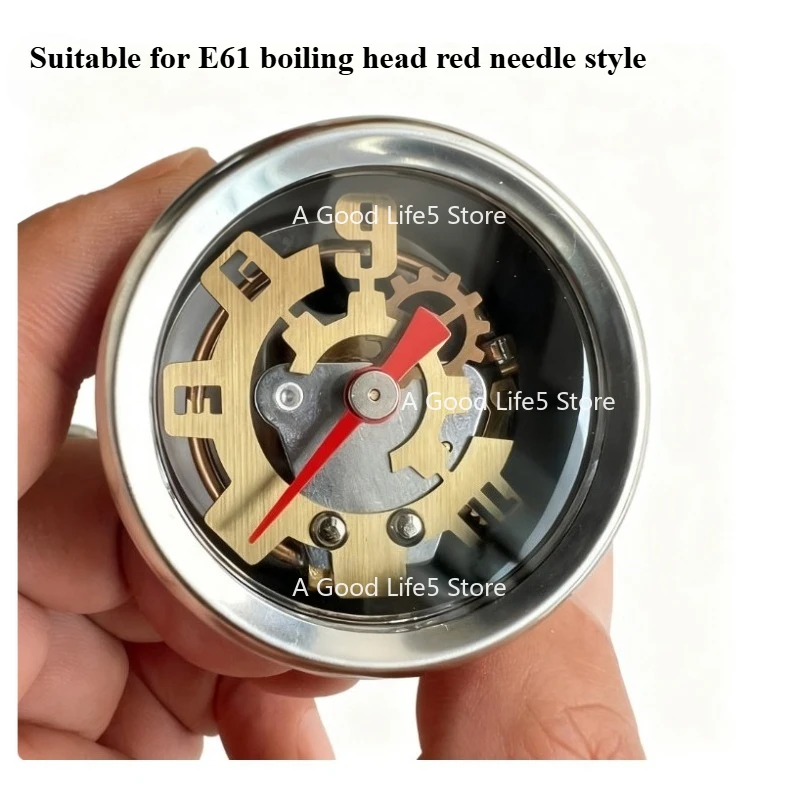 

Applicable To Coffee Machine Pressure Gauge E61 Brewing Head Hollow Pressure Gauge M6 Thread Interface 304 All Stainless Steel