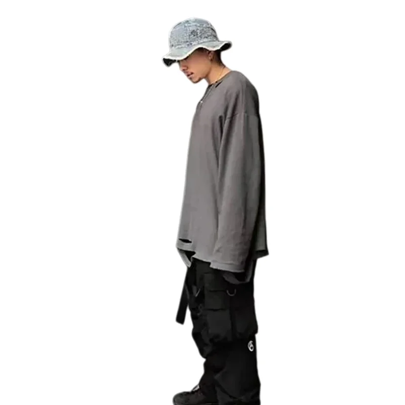 Trendy Leisure Corroded Fisherman Hats Washed Denim Retro Sun Hat Winter Warm Summer Suncreen Cap view 2