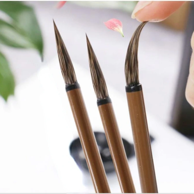 

Chinese Painting Fine Line Brush Stone Badger Hair Watercolor Freehand Painting Line Drawing Brush Calligraphy Brush Tinta China