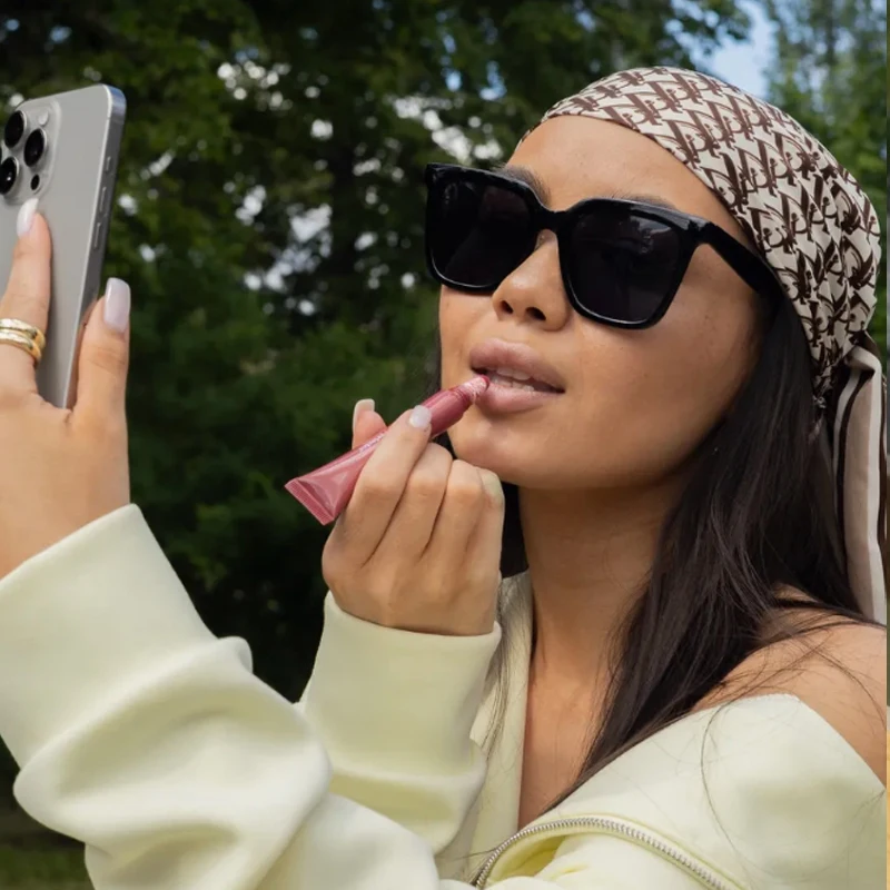 التنزه التخييم 1/6 قطعة كبيرة مربع مكافحة نظارات الضوء النساء العلامة التجارية مصمم Cateye ظلال خمر الإناث اللون النظارات UV400