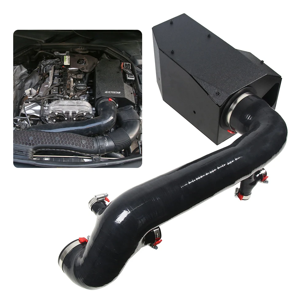 New Air Filter For Mercedes-Benz W205 M264 C180 C200 C300 GLC300 2018-2021 Cold Air Intake Kit Pipe