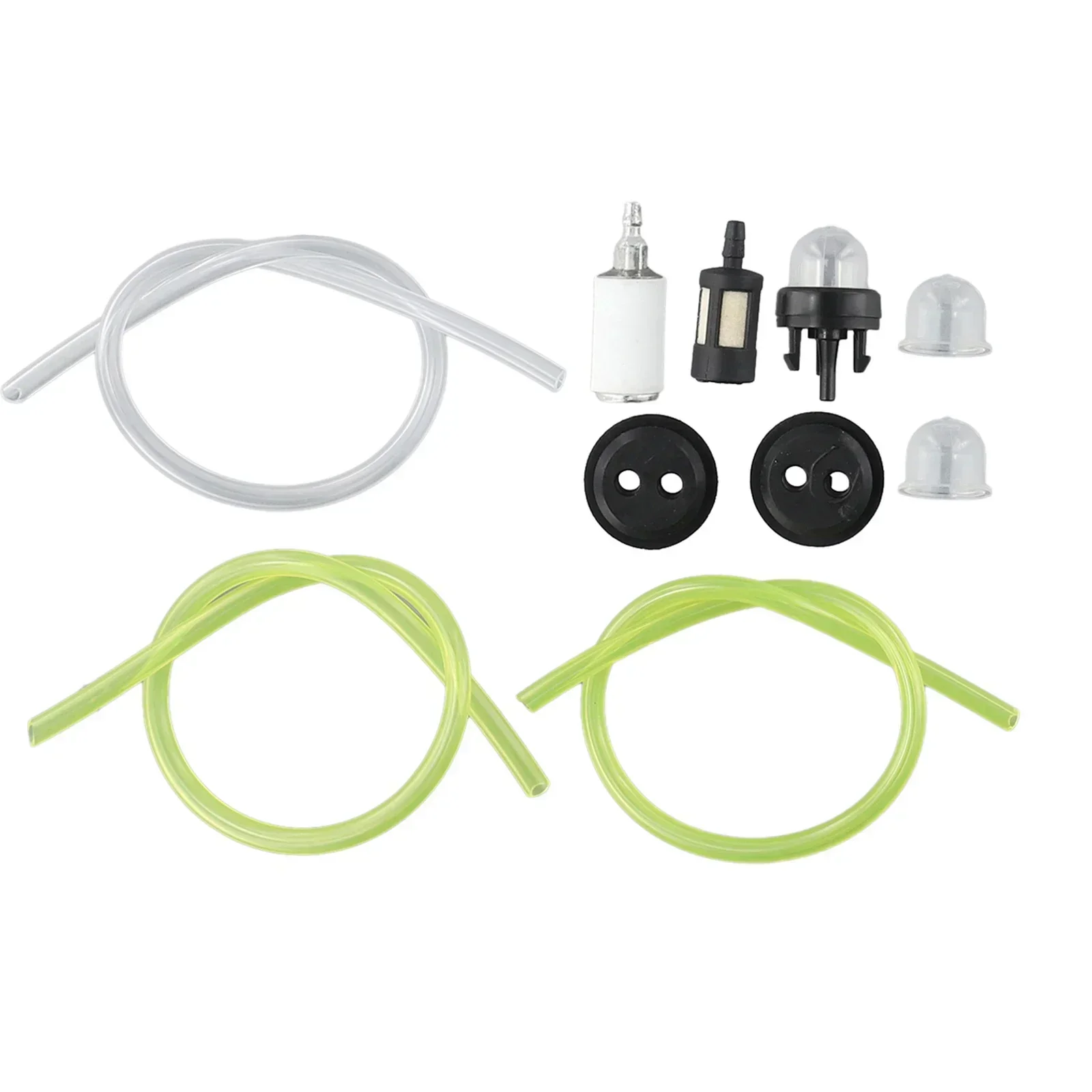 1Set Fuel Line Hose Tube Fuel Primer Bulb Fuel Filter Fuel Tank Seal Gasket Accessories For Lawn Mower Trimmer Garden Power Tool