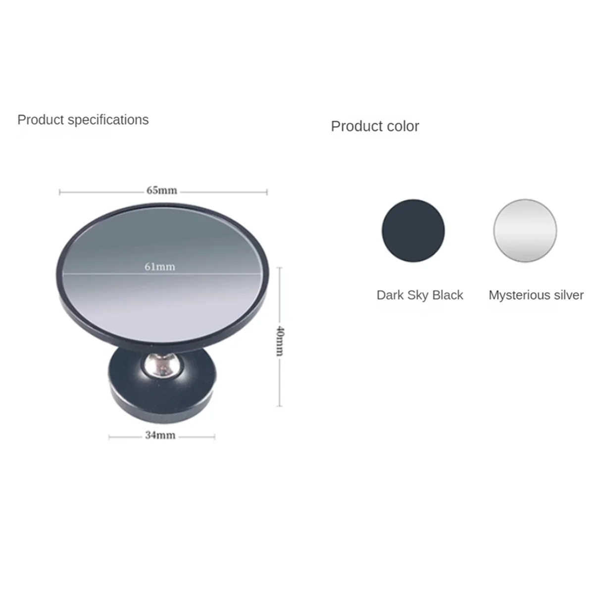 【Today-Only!】360°Espresso Shot Mirror Coffee Extraction Reflective Mirror for Bottomless Portafilter Magnetic Adjustable Tools A