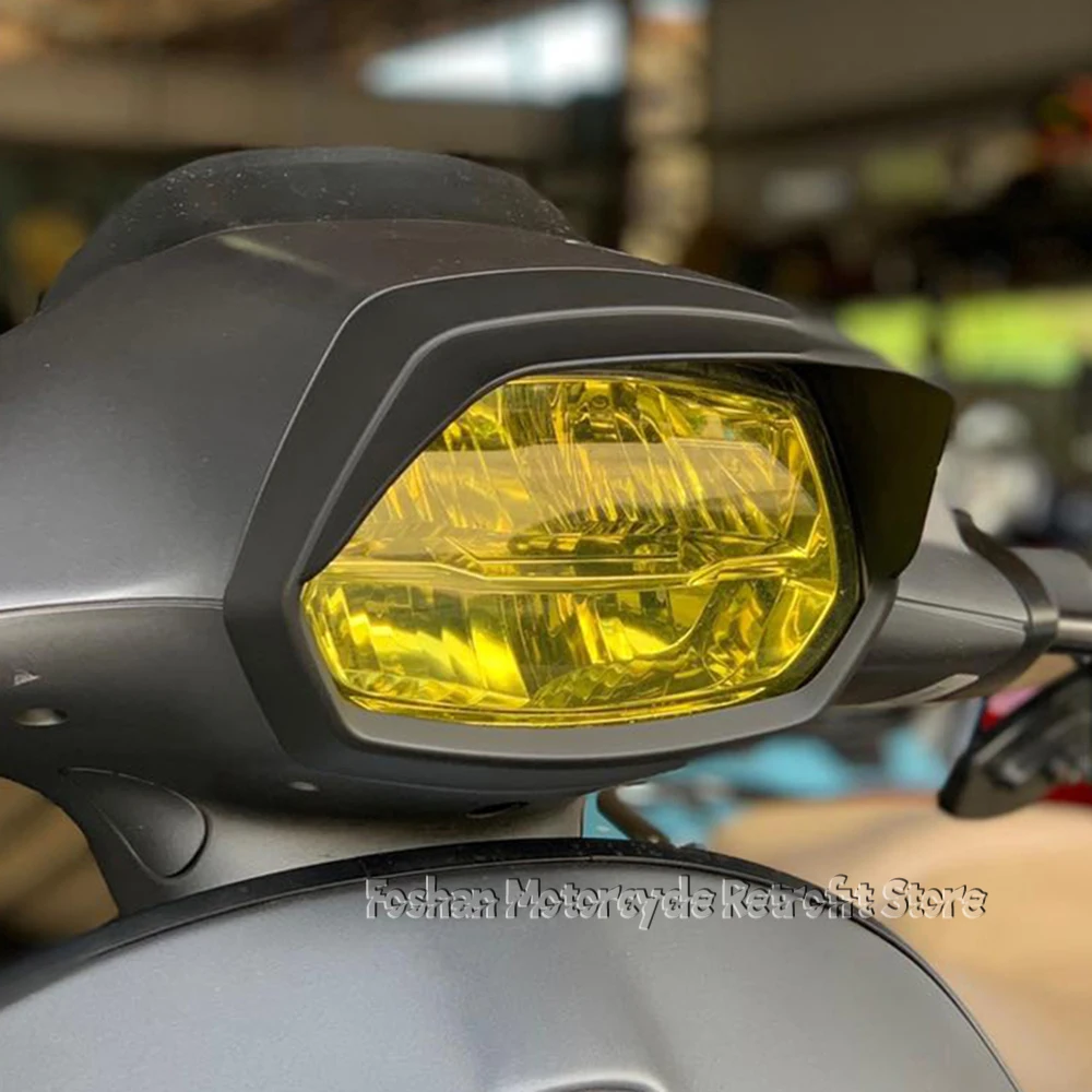 Motorcycle New Accessories For Vespa Sprint 125 Headlight Eyebrow 2018 2019 2020 2021 2022 2023 Sprint 150 Headlight Frame