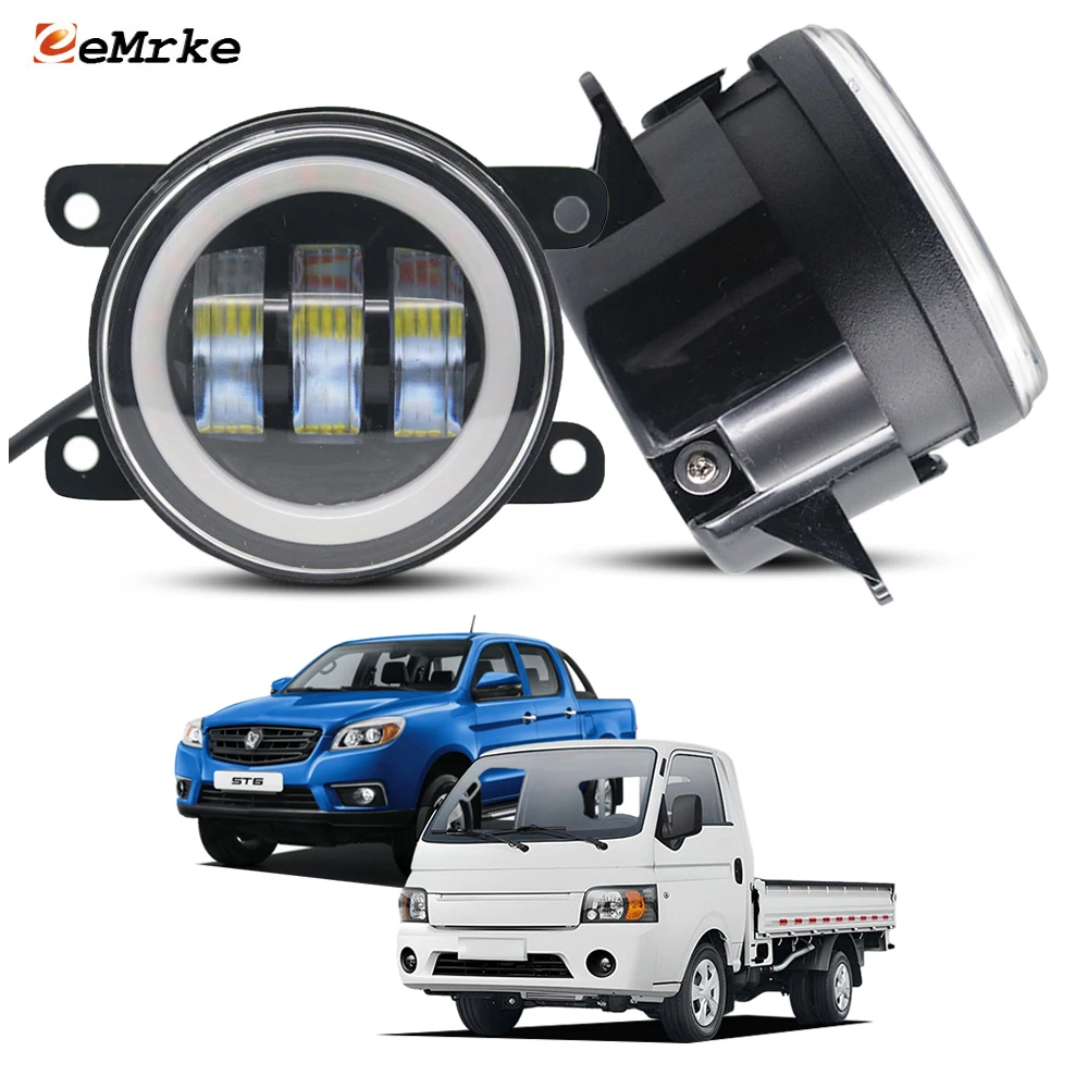 LED DRL Halo Fog Lights For Sollers ST6 Argo (S200) 2022 2023 2024 2025 2026 Front Bumper Fog Driving Lamp Car Accsesories