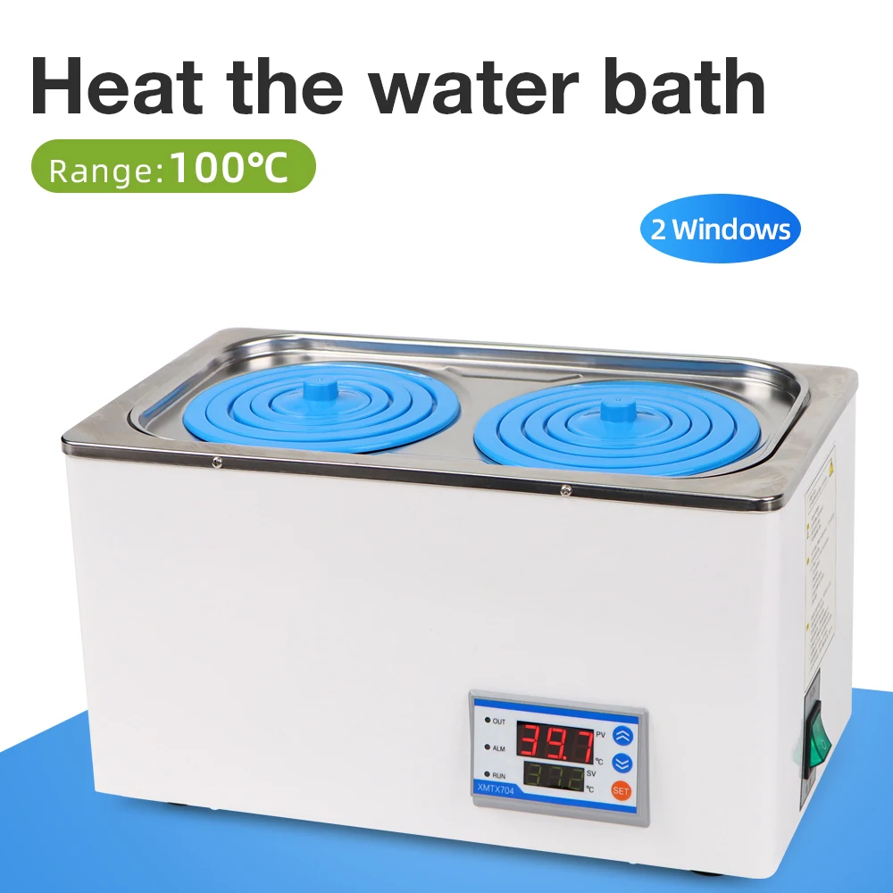 Thermostat Water Bath Lab Heating Thermostatic Devices Digital Display Lab Equipment Constant Temperature Tank 220v 1/2 Hole