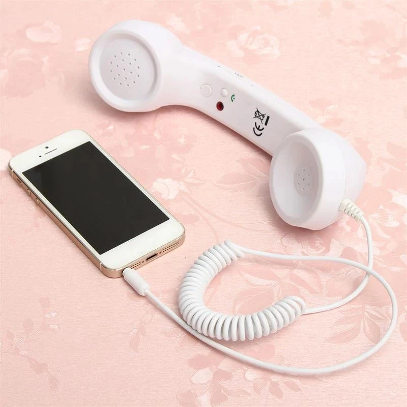 Mobile Phone Handset Microphone Headset retro Phone Style Microphone Speaker Handle Headset Handset Universal Type