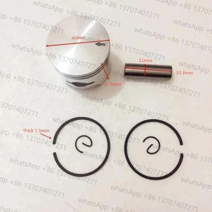 1E40FP-3Z 40MM CYLINDER PISTON KIT 40MM 40F-3 3WF-3A 2.6 EB-415 MIST-DUSTER BLOWER SPRAYER CYLINDER PISTON RING PIN CLIPS ASSY