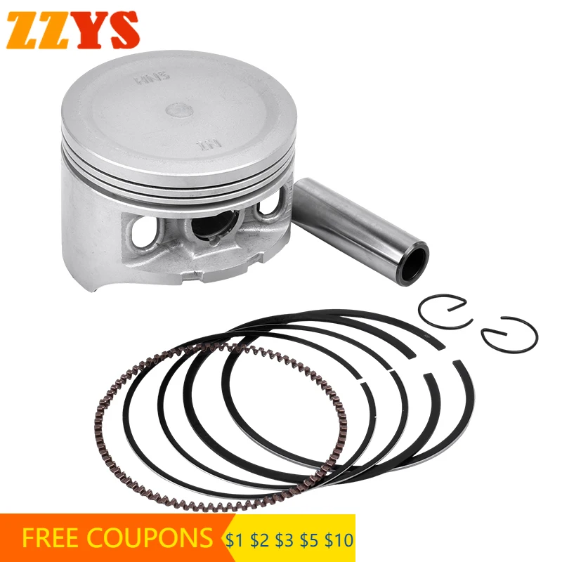 78.5mm STD Pin 17mm Motorcycle Piston Rings Kit For Honda TRX350T TRX FOURTRAX 350 RECON Electric Shift TRX350 TE1-TE5 2001-2005