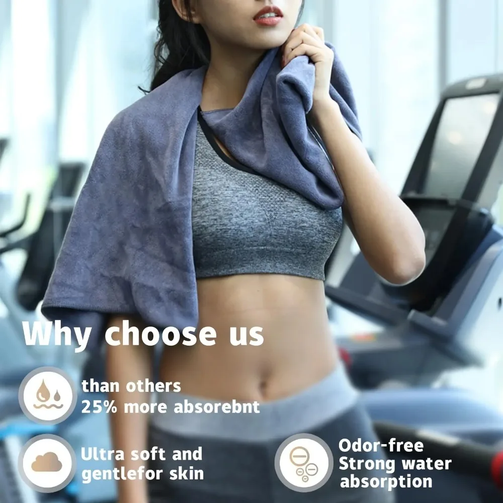 

42*95 см микрофибра тренажерный зал йога упражнения плавание фитнес полотенце быстросохнущее охлаждающее полотенце пляжное бег тело Нескользящее спортивное пот