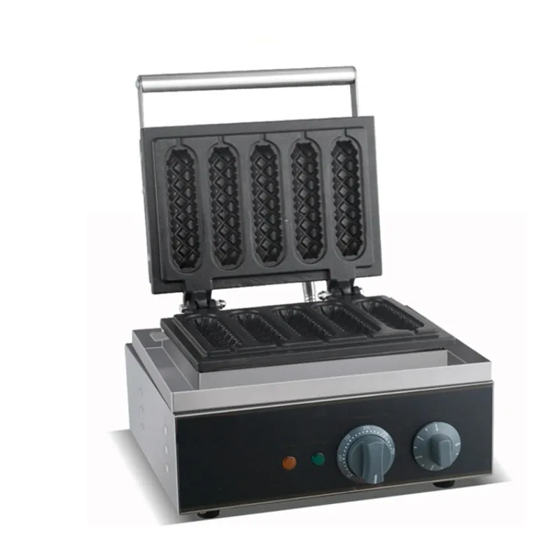 

5 Corn Crisp Machine Sausage Grill Machine Electric French Muffin Hot Dog Milk Bar Commercial Street Snack Equipment