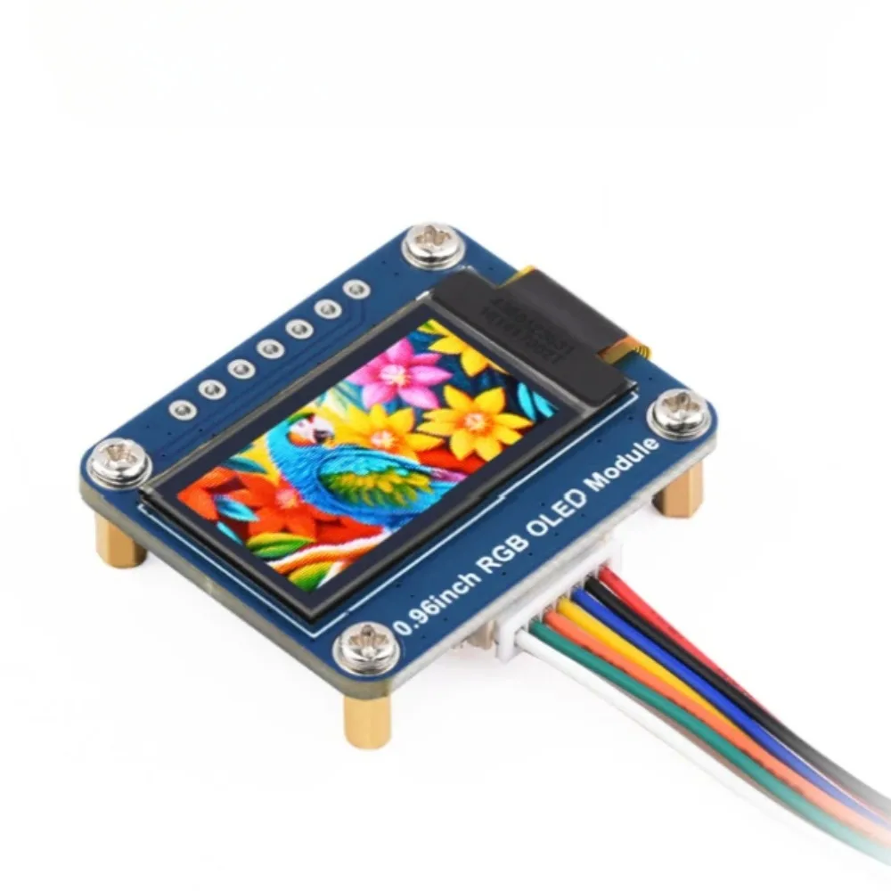 0.96' RGB OLED module 64×128 resolution 65K colour SPI communication