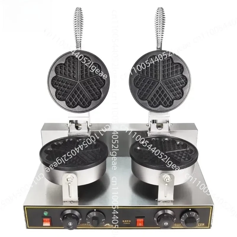 Double Egg Waffle Maker Egg Waffle Iron Bubble Waffle Bread Maker Heart Shape