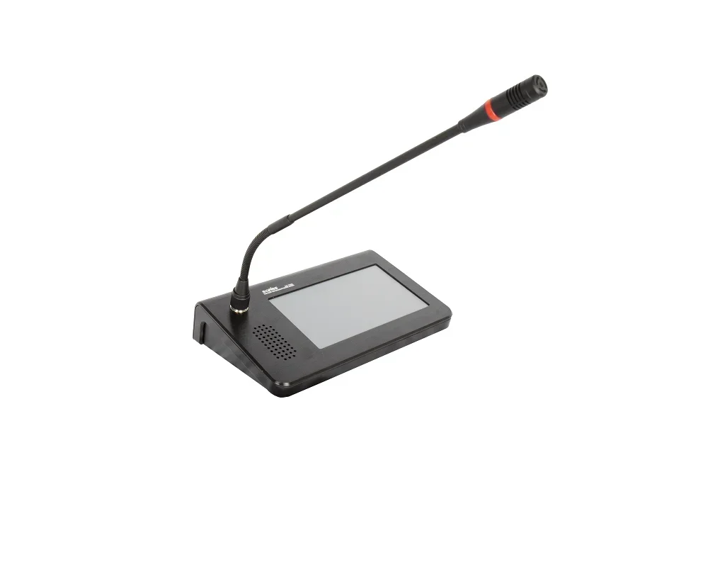 

Интеллектуальная IP-система оповещения 2026 Premium: IP-микрофон с сенсорным экраном