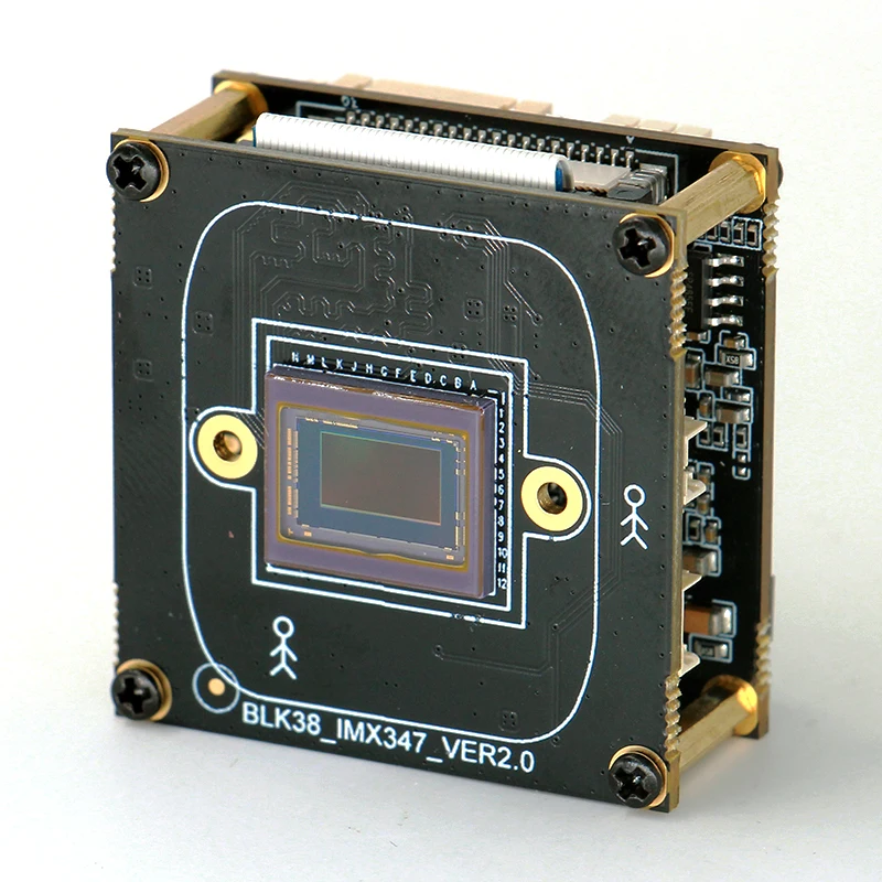 Super Starlight 4MP IMX347 GK7605V100 IP Camera Module Extreme Low Light Custom Development SDK CCTV Camera PCB Board SIP-K347G6