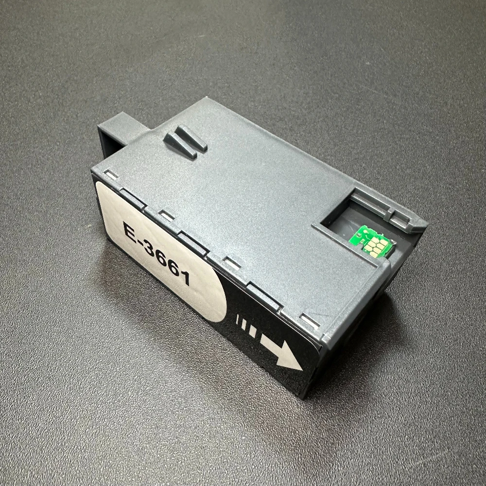 Colector de tanque de tinta residual de mantenimiento T366 T3661 para cartucho de impresoras Epson XP6000 6005 6100 XP6105 XP-15000 C13T3661000