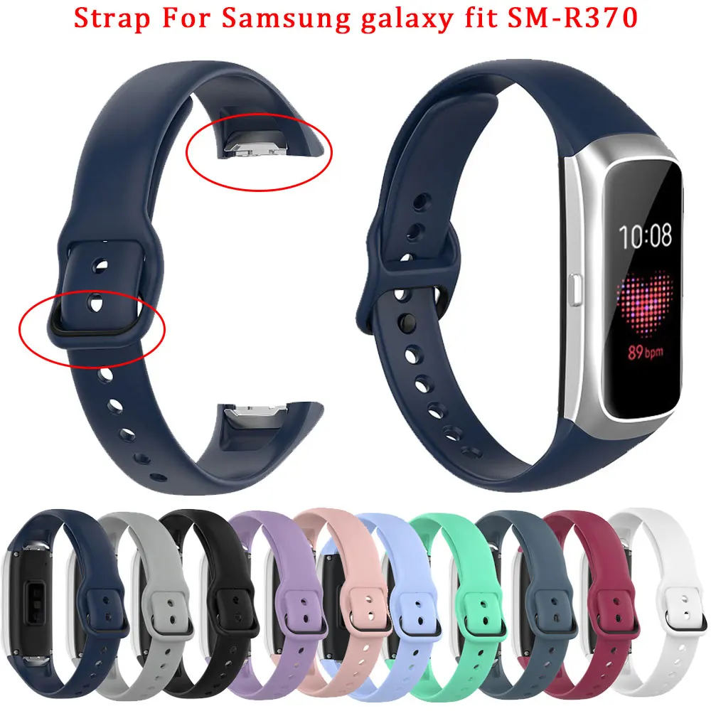 

Watch Strap For Samsung Galaxy Fit SM-R370 Smart Watch Bracelet Replacement Wrist Straps For Samsung Galaxy Fit-e R370 Wristband