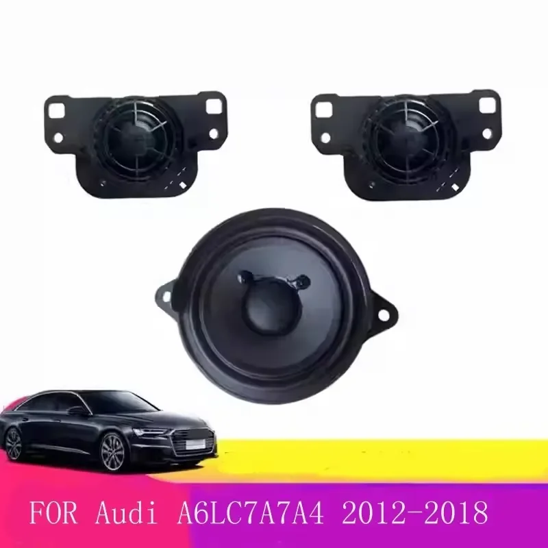 Car Center Console Speaker for Audi A6L C7 A7 A4 2012-2018 Dashboard Tweeter Midrange Audio Replacement High Quality Sound