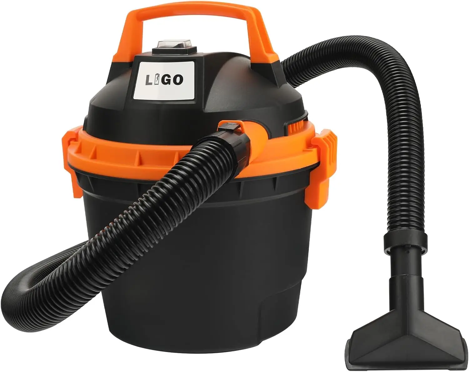 Portable Wet Dry Vacuum, 2.11 Gallon 2HP Mini Shop Vac with Accessories for Garage Home Pet Cleaning