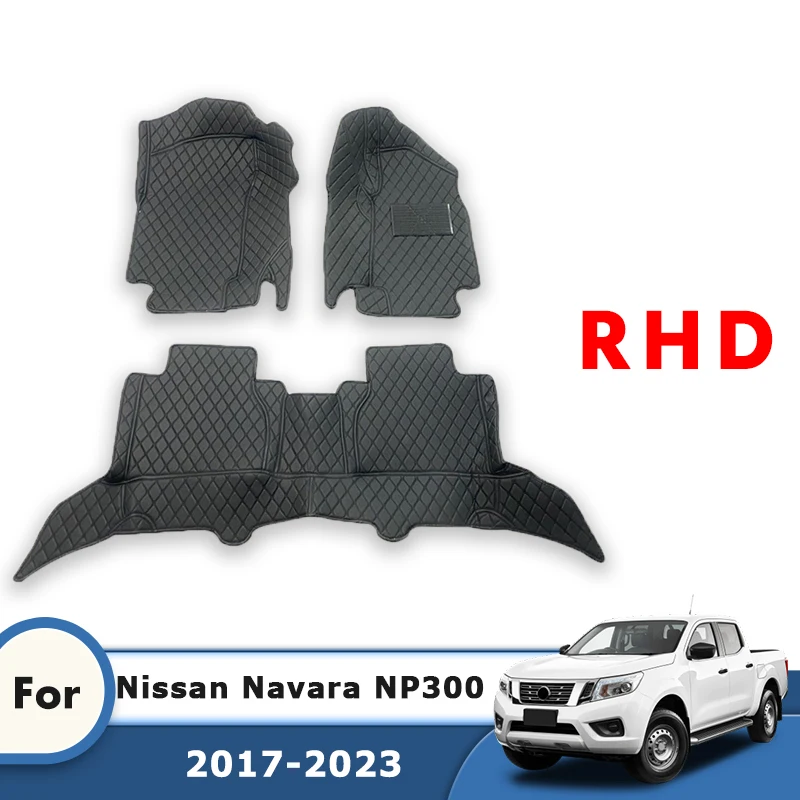 

RHD Carpets For Nissan Navara Frontier NP300 2024 2023 2022 2021 2020 2019 2018 2017 2016 2015 Car Floor Mats Auto Accessories