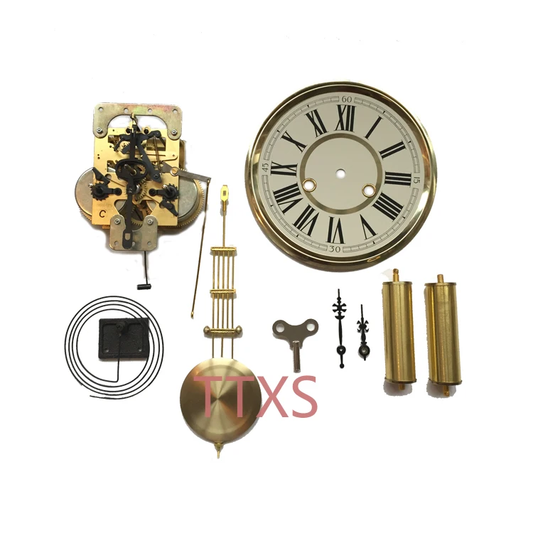 

Old-Fashioned Mechanical Movement Wall Clock Accessories Retro Mechanical Repair Clockwork Movement Travel Time Assembly