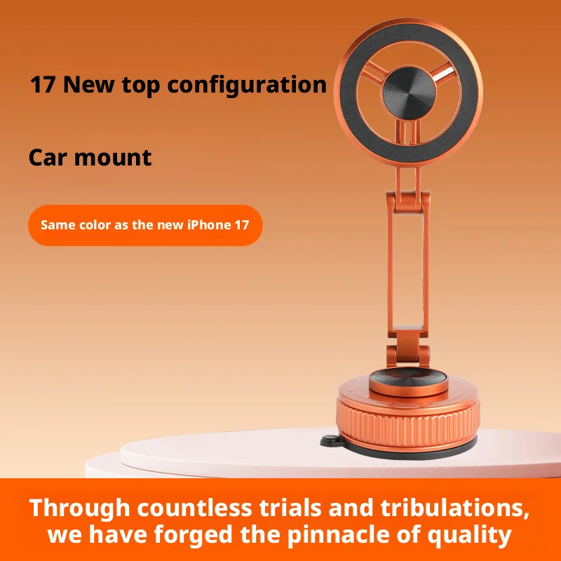 360 °   Регулируемый магнитный автомобильный держатель для телефона для Magsafe, совместимый складной держатель на присоске для приборной панели, универсальные модели телефонов