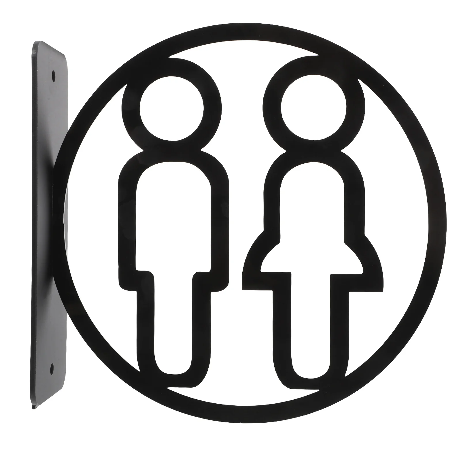 

Restroom Sign Acrylic Bathroom Door Sign Men Women Toilet Signs For Office Business Public Spaces Washroom Direction Decor