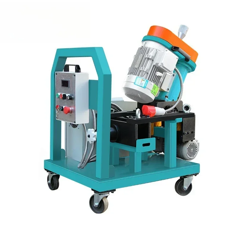 Electric pipe beveling pipe plate milling machine Automatic walking chamfering machine Uncapped round pipe beveling machine
