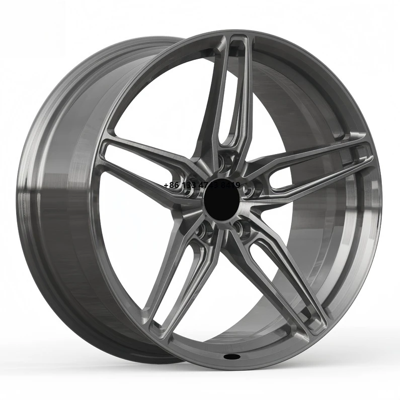 

custom 18-22 inch forged alloy rims 5x120 5x114.3 5x130 matte black printed car wheels