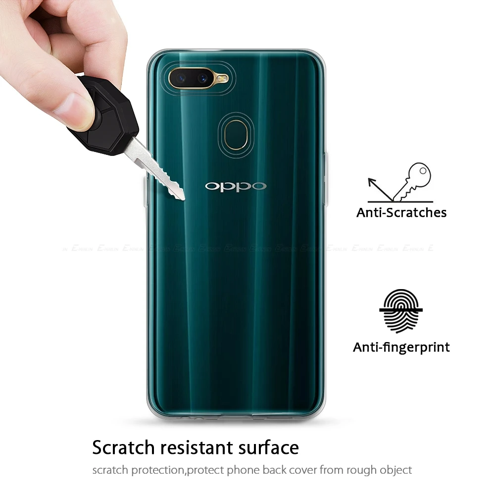 Ultra Slim Clear Silicone Case For OPPO A31 A32 A33 A35 A8 A3s A3 A5 A5s AX5 AX7 A9 2020 Back Soft TPU Protection Cover